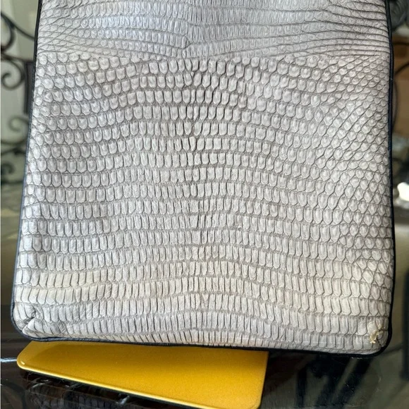 Coach Cream lizard Embossed Crossbody Bag - Picture 5 of 7